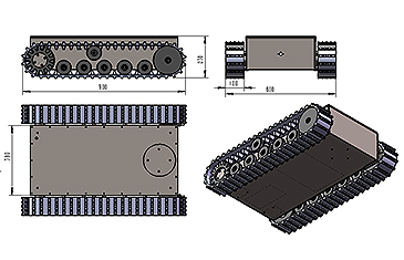 CRBJ-100 Robot Chassis
