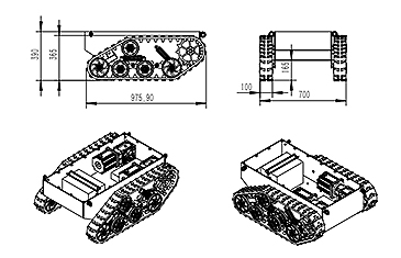 CRFL-100 Robot Chassis