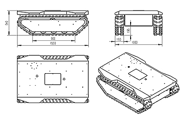 CRTT-180 Robot Chassis