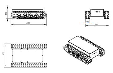 CRKM-150 Robot Chassis
