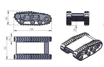 CRNX-150 Robot Chassis