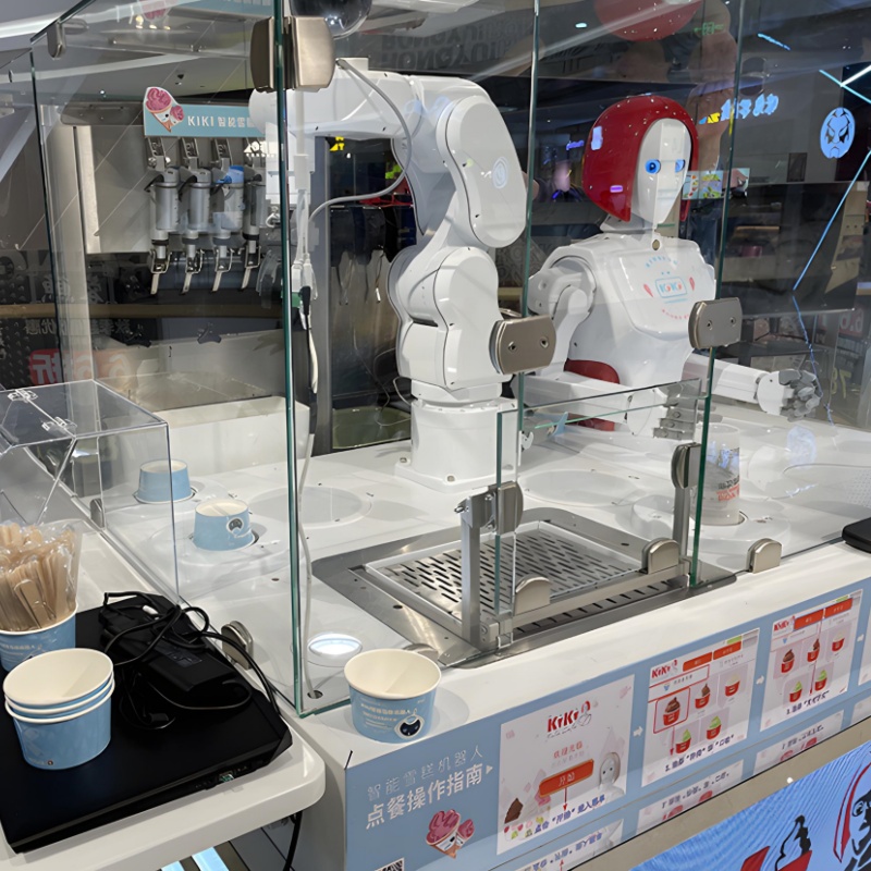 Robot Ice Cream Vending Machine