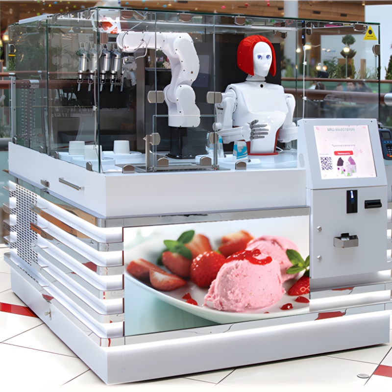 Robot Ice Cream Vending Machine