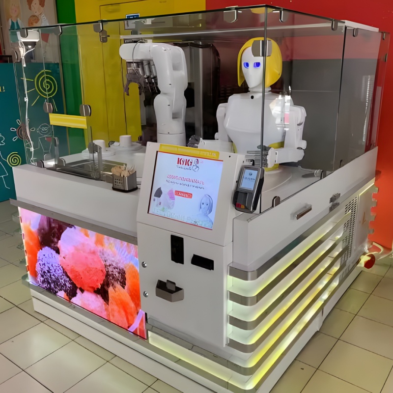 Robot Ice Cream Vending Machine