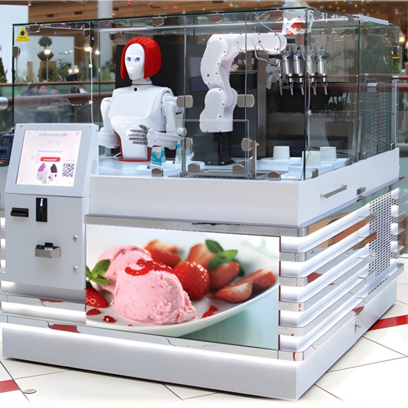 Robot Ice Cream Vending Machine