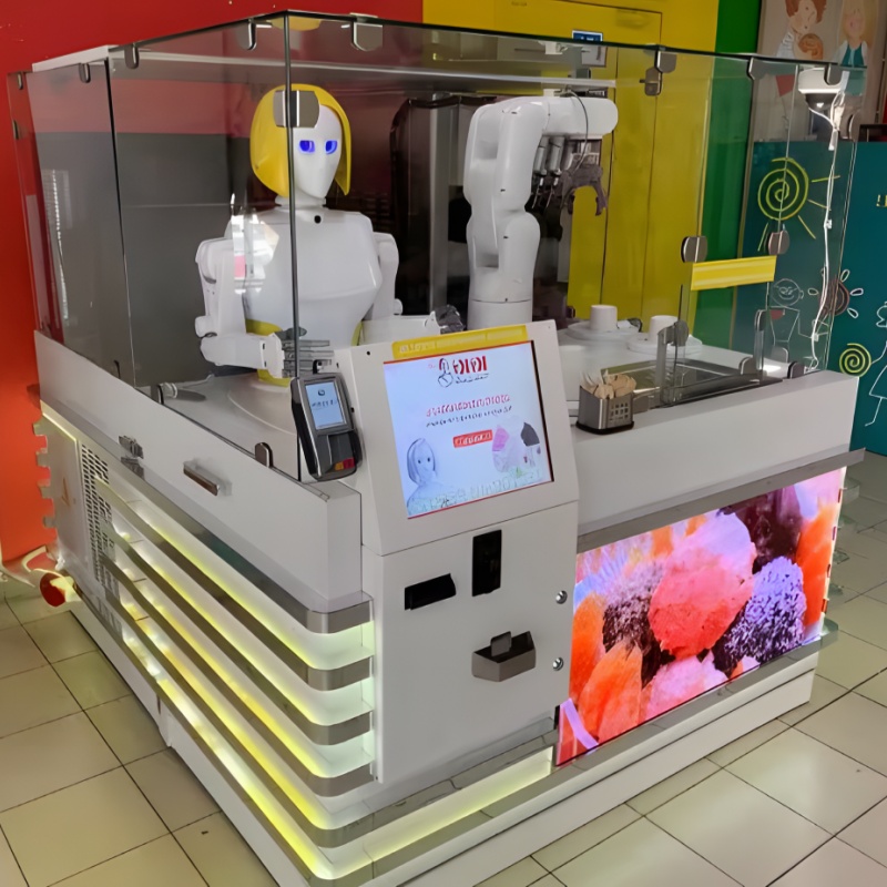 Robot Ice Cream Vending Machine
