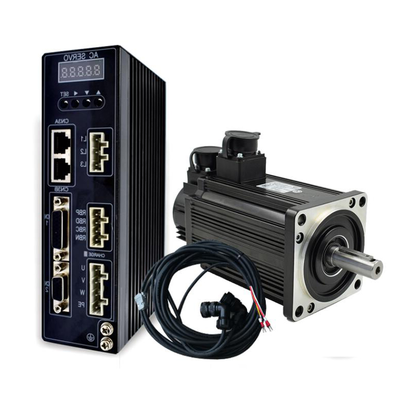 130mm 1.5kw 6nm 220V AC servo motors and servo drives