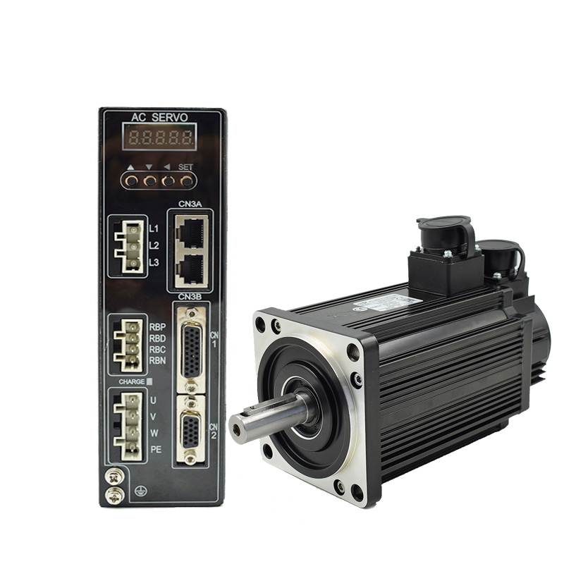 CNC Servo Motor 130mm 220V 1kw 4Nm 2500Rpm Matching Driver