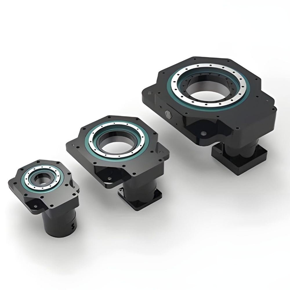 Hollow rotating platform rotary actuator