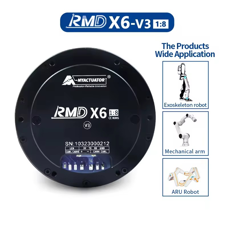 RMD-X6 V2 Micro Servo Motor Brushless DC Actuator DC48V