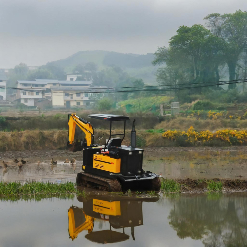 Remote control self-propelled crawler tractor 1GZL-135A