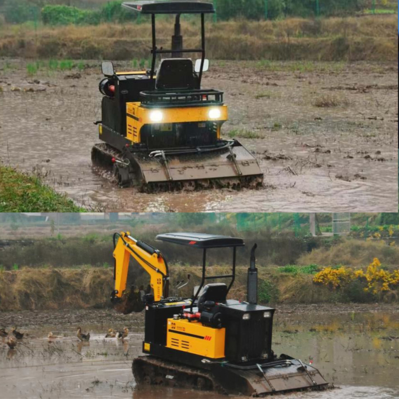 Remote control self-propelled crawler tractor 1GZL-135A