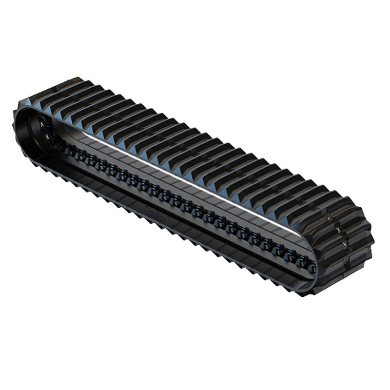 Rubber track for small harvester