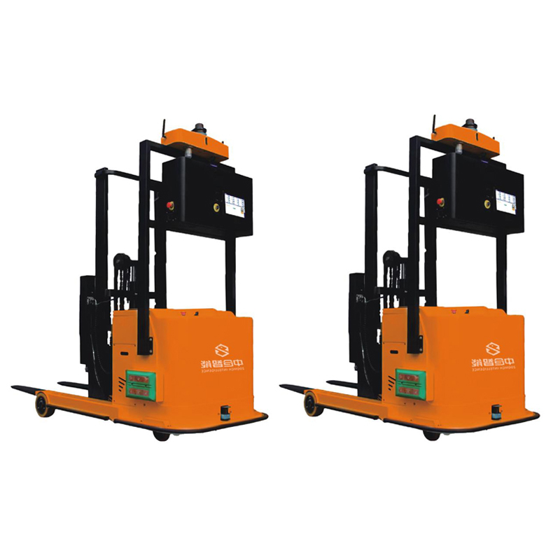 Small forward moving AGV