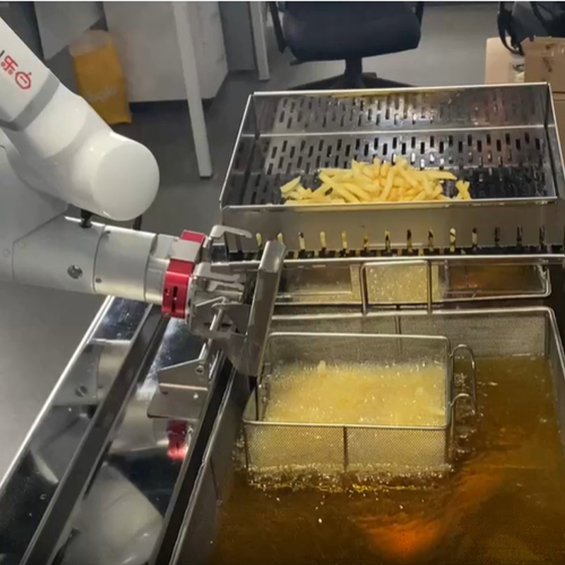 Commercial frying robots