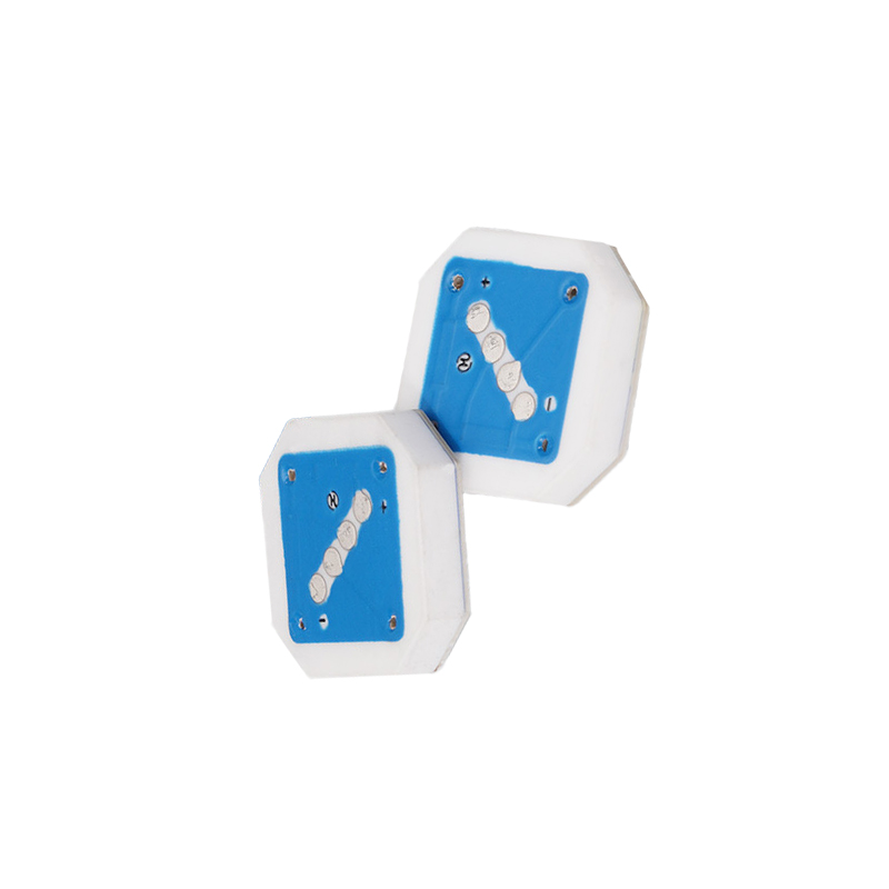 Octagonal flat membrane ceramic resistance pressure core