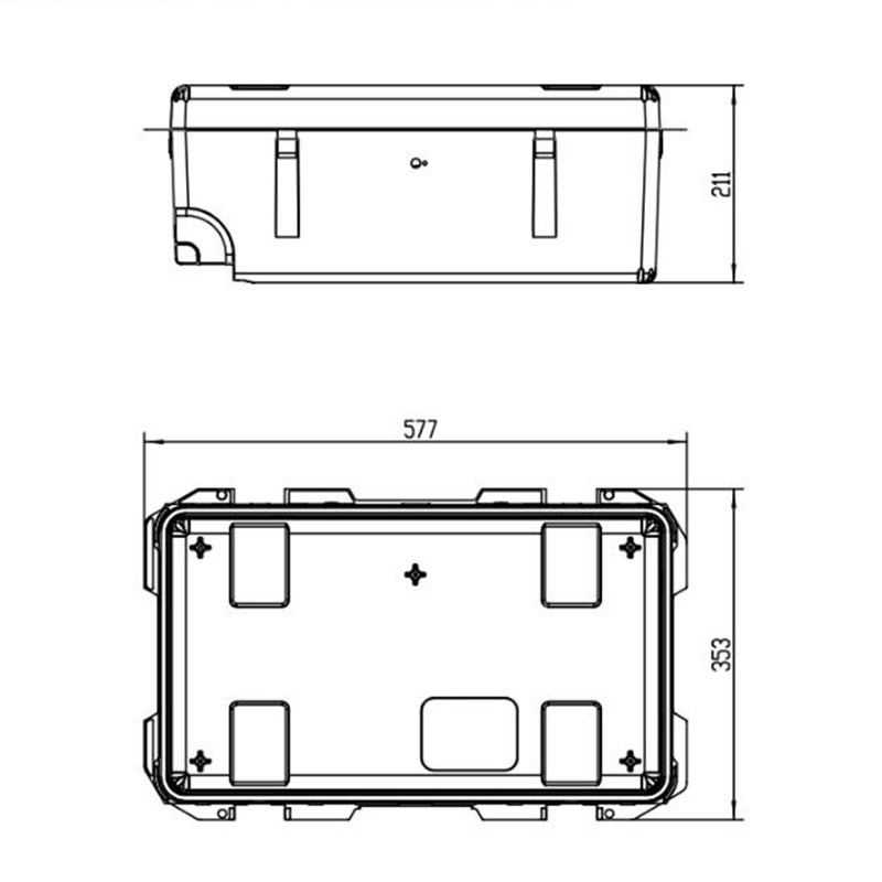DF-RC8 portable three screen command box