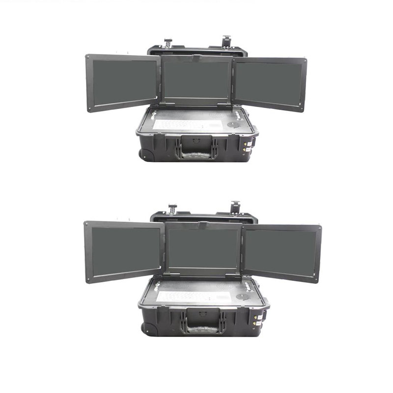DF-RC8 portable three screen command box