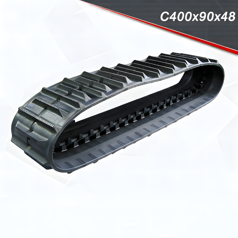 Agricultural rubber tracks 400-420, anti-slip and anti-sinking agricultural operation tracks