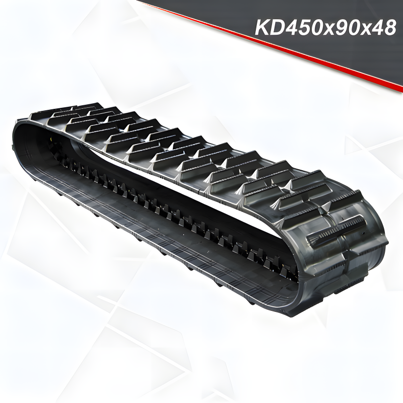 Agricultural rubber tracks 450, anti-slip and anti-sinking agricultural operation tracks