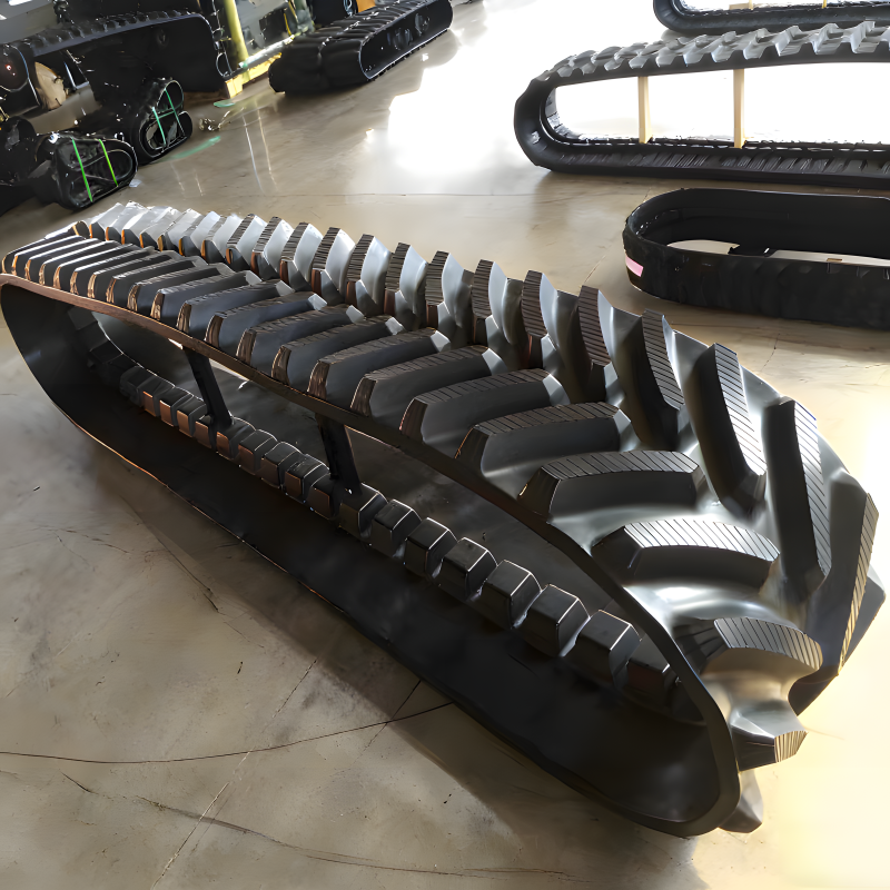Agricultural rubber tracks550-700 , anti-slip and anti-sinking agricultural operation tracks