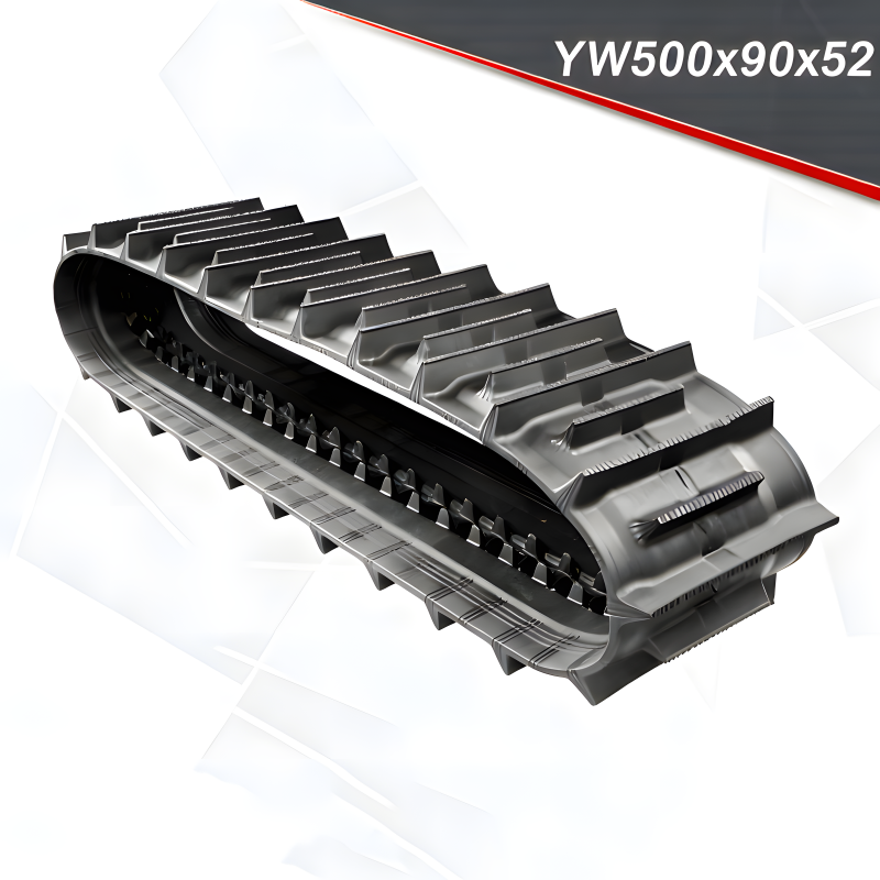 Agricultural rubber tracks 500, anti-slip and anti-sinking agricultural operation tracks