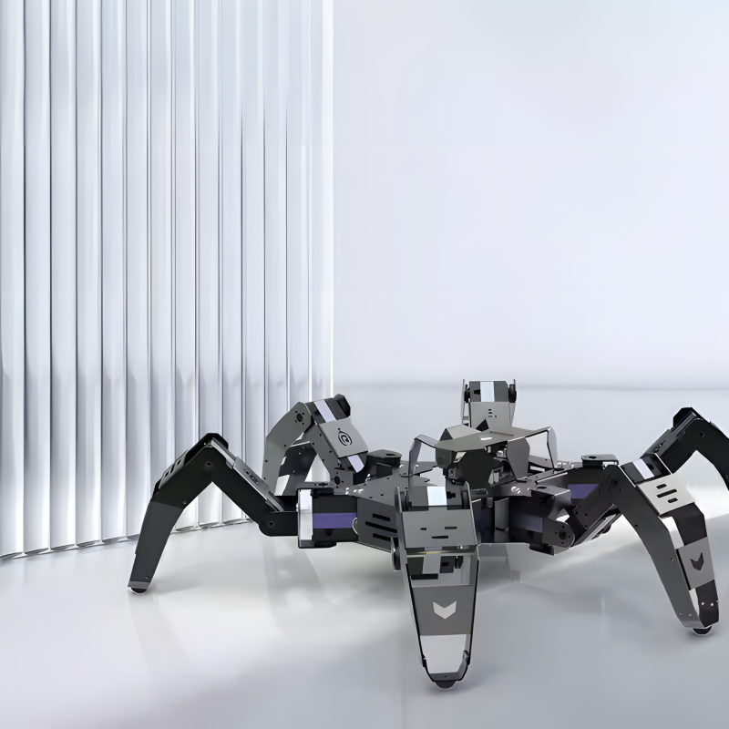 Six-legged Bionic Robot, ESP32 Compatible Arduino Graphical Programming Video, Spider Educational Robot